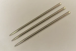 REPLACEMENT DART POINTS EXTRA LONG 66mm SILVER - Picture 1 of 1