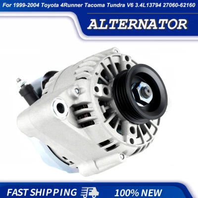 Alternador para Toyota 1999-2002 4Runner 2000-2004 Tacoma Tundra 3,4 L 13794 V6. Foto 1 de 4