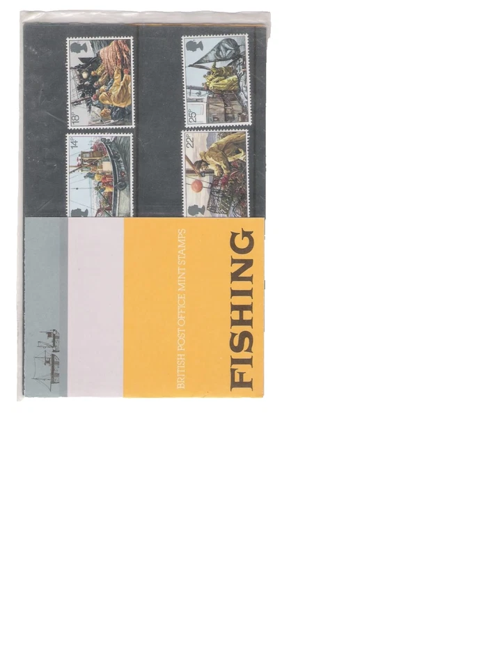 1981 ROYAL MAIL PRESENTATION PACK FISHING INDUSTRY MINT DECIMAL STAMPS - Image 1 of 1