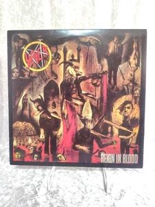 SLAYER REIGN IN BLOOD GEFFEN P13433 Japan INSERT VINYL LP - Picture 1 of 3