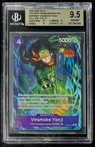 BGS 9.5 One Piece OP06-067 R* Vinsmoke Yonji - English - Wings of the Captain - Picture 1 of 2