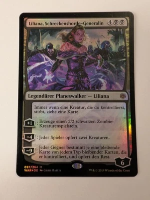 MTG: Magic the Gathering Liliana, Schreckenshorde-Generälin rare *FOIL* - Bild 1 von 2