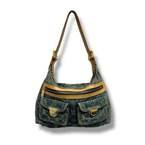 Bolso de Hombro LOUIS VUITTON Monograma Denim Suelto PM Azul Francia M95049 - Imagen 1 de 9