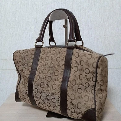 Подлинная коричневая мини-сумочка Celine Macadam на конной тяге из Японии RIN - Изображение 1 из 4