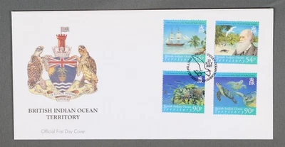 MayfairStamps Territorios Británicos del Océano Índico FDC 2007 Charles Darwin Anniversa Foto 1 de 2