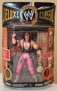 NEW WWE Bret Hart Deluxe Classic Superstars Wrestling Figure Series 2 2007 Jakks - Picture 1 of 12