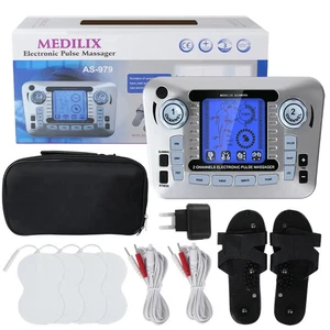 Elektrisches Pulsmassagegerät Tens EMS Muskelstimulator Therapiegerät Körpermassage - Bild 1 von 17