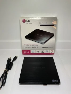 LG SP60 NB50 Ultra Delgado Portátil USB 2.0 CD DVD GRABADORA | Caja Original Foto 1 de 4