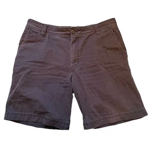 Vintage Men’s Izod Saltwater Navy Blue Chino Shorts Size 34 X 8 - Picture 1 of 3