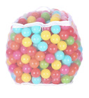 Non-Toxic Pit/Play Balls Crush Proof 6-Colors Durable Storage Bag Zipper 400-ct