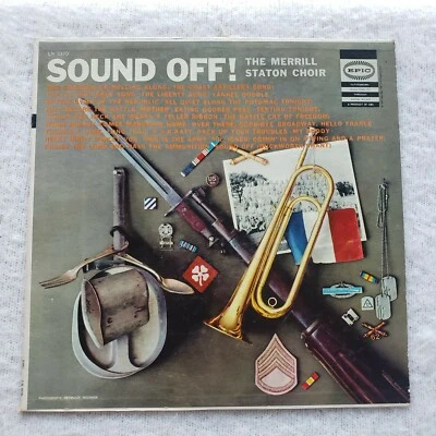 Хор Merrill Staton Звук выключен! Боевой гимн LP Record LN 3370 Yankee Doodle  - Изображение 1 из 3