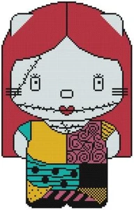 CROSS STITCH+ CRAFT PATTERN Hello Kitty Cat Nightmare Christmas Sally Zombie - Picture 1 of 14