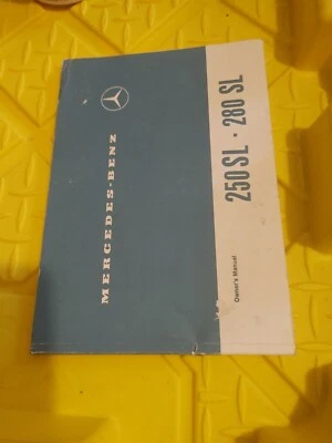 Mercedes Benz W113 250sl, 280SL Manual de Operador del Propietario (Original OEM. Inglés y  Foto 1 de 3