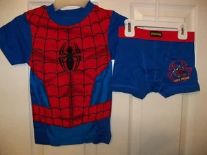 The Amazing Spiderman 2 Piece 100% Cotton Underwear Set Boys Size 4 NIP - Picture 1 of 1