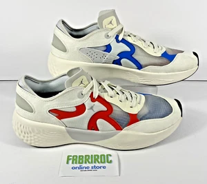 JORDAN DELTA 3 LOW DN2647 100 Sail Wolf Grey Photon Dust Men's Size 11.5 NEW Red - Picture 1 of 17