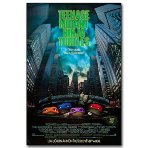 Teenage Mutant Ninja Turtles Cartoon Movie Silk Poster 13x20 24x36 inch