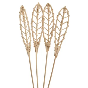 5 PIEZAS Barra de ratán en forma de hoja fragancia hogar baño difusor de aroma decoración - Imagen 1 de 7