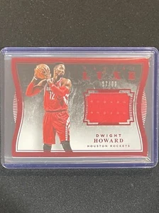 2015-16 Panini NBA Luxe Dwight Howard Red Die-Cut Game-Worn Patch /99! HoF Patch - Picture 1 of 2