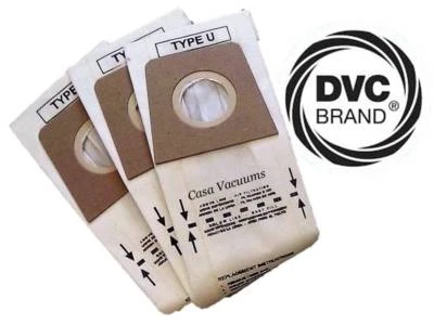  Dirt Devil Royal Type U Micro Filtration Vacuum Cleaner 3 pack of Bags Style U - Image 1 of 3