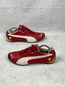 Puma Speed Cat Hombre Cuero Zapatos Ferrari US6 39talla Rojo - Imagen 1 de 10