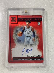Ja Morant 2019-20 Panini Impeccable Stainless Stars RC Auto /60 Rookie 🔥