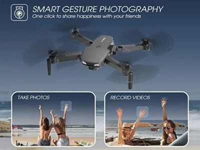 Foldable Drones with 1080P HD Camera for Adults, RC Quadcopter WiFi FPV Live Vid - Image 1 of 4