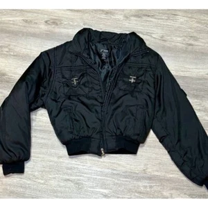 Youth XL black bomber jacket - Picture 1 of 4