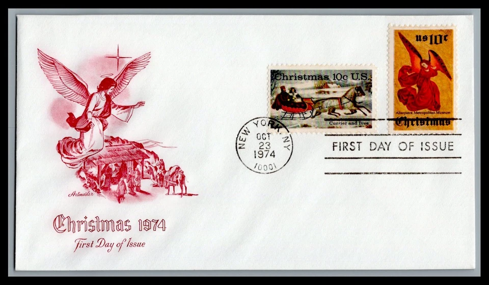 US FDC # 1563 10c Battle of Lexington-Concord  Fleetwood Bridge 1975, 9M338 - Image 1 of 1