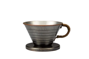 GYOKUSENDO Kaffee Tropfer oxidiertes Silber japanisches traditionelles Handwerk Kupferbesteck - Bild 1 von 12