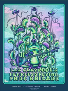 Les Claypool's FFFB Richmond, VA Poster 6.6.2023 **selten, ausverkauft** - Bild 1 von 1