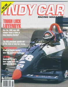 Revista autografiada por Arie Luyendyk Indy Car junio 1994 Tough Luck Luyendyk - Imagen 1 de 1