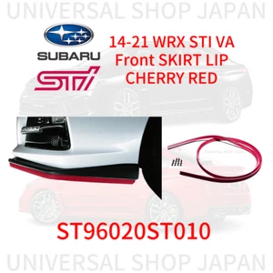 SUBARU STi Genuine 14-21 WRX STI VA Front SKIRT LIP CHERRY RED ST96020ST010 - Picture 1 of 1