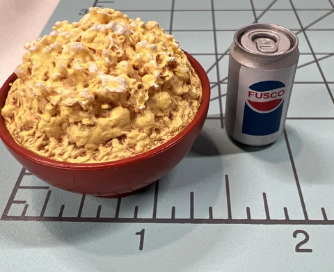 NECA Ultimate ALF 1/12 Figure Popcorn Bowl Soda Pop Can Food Custom Part Diorama Cover