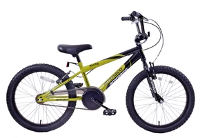 Ammaco Rocky 18" Rad BMX Kinder Jungen Kinder grün & schwarz Fahrrad Fahrrad Alter 6+