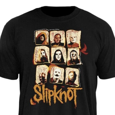 Official Licensed T-Shirt Slipknot 9 Photos (F/B) Stamp Rockwear - Image 1 of 4