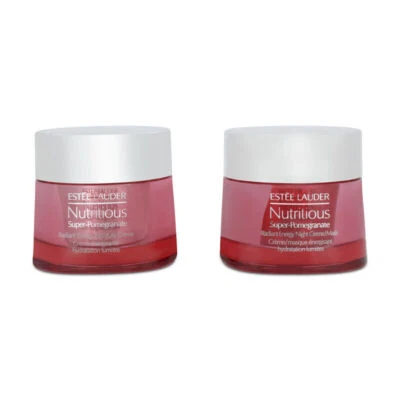 Estee Lauder Nutritious Super-Pomegranate Cream Set Day & Night 50ml RRP £110.00 - Image 1 of 3