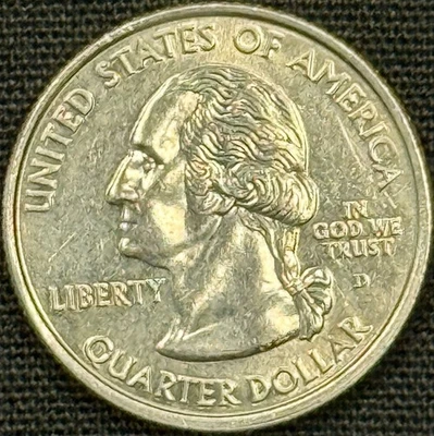 2007 D Mint Mark Circulated Utah Quarter Dollar  - Image 1 of 4
