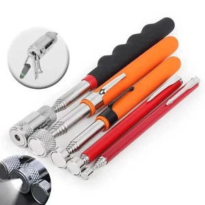 STRONG MAGNETIC PICK UP TOOL LONG REACH EXTENDING TELESCOPIC AND LED TORCH LIGHT - Picture 1 of 20