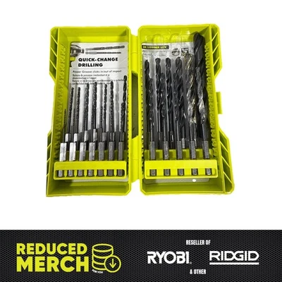 Conjunto de brocas de torção Ryobi Black Oxide haste sextavada (25 peças) sem clipe ABC-11 - Imagem 1 de 4
