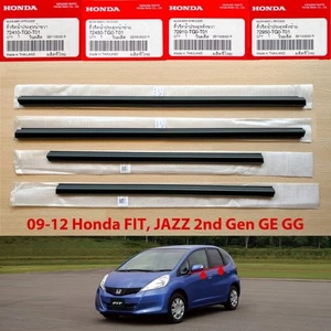 09-14 Genuine Honda FIT JAZZ GE 2nd gen door belt line weatherstrip rubber seal - Picture 1 of 6