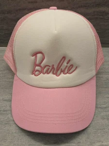 Barbie Trucker Style Mütze Kappe Mesh Snapback rosa weiß Film Girlie Puppen Sommer - Bild 1 von 3