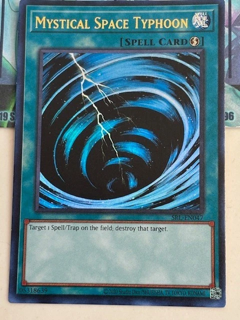 Yugioh 1x Mystical Space Typhoon Ultra SRL-EN047 Spell Ruler 25th Anniversary NM - Image 1 of 1