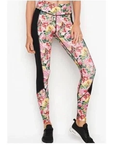 Victoria’s Secret x MARY KATRANTZOU Floral Black Total Knockout Legging MEDIUM - Picture 1 of 5