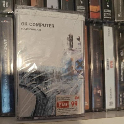 Radiohead OK Computer FACTORY SEALED cassette album - Image 1 of 4