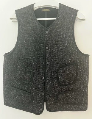 Original Brown’s Beach Jacket Vest Wool Men’s Worcester Dark Grey - Image 1 of 4
