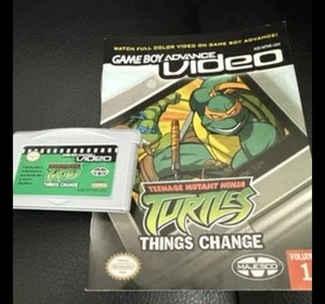Teenage Mutant Ninja Turtle Things Change Game Boy Advance 2005 With Manual - Picture 1 of 1