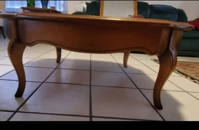 Mueble Bassett vintage de café y 2 mesas auxiliares (medidas en descripción) Foto 1 de 4