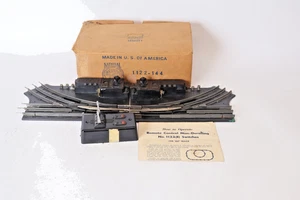 Nachkrieg Lionel Ferngesteuerte Spur O27 #1122 Weichengleise mit OVP - Bild 1 von 13