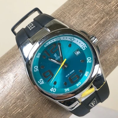 Festina Unisex Adults 6717 Sport Date Black Rubber Quartz Analog 37mm Watch 7" - Image 1 of 4