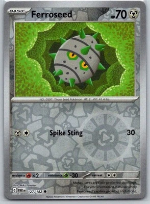 Ferroseed 127/182 Reverse Holo SV04: Paradox Rift NM - Image 1 of 2